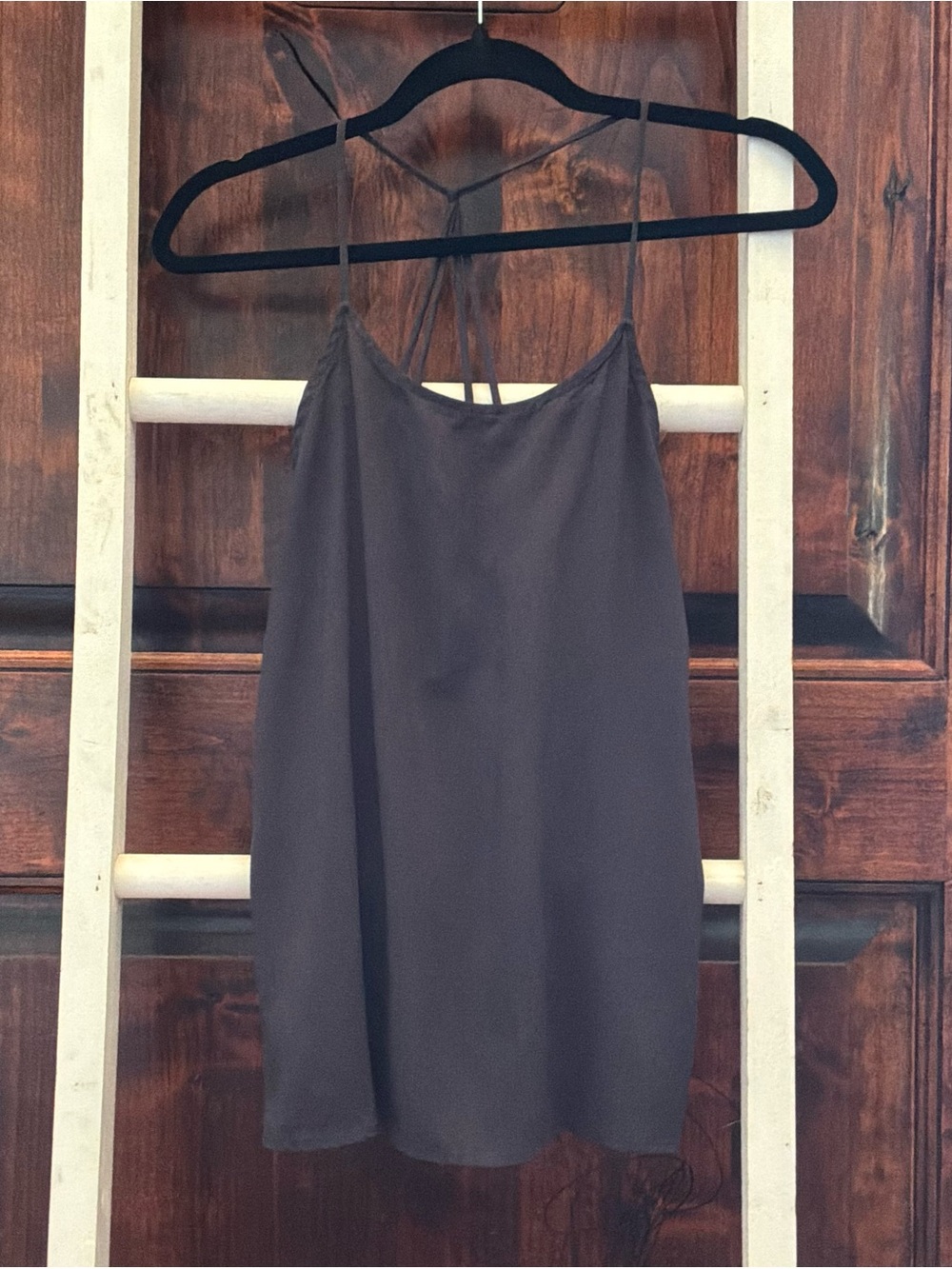 Xhilaration Charcoal Gray Spaghetti Strap Slip